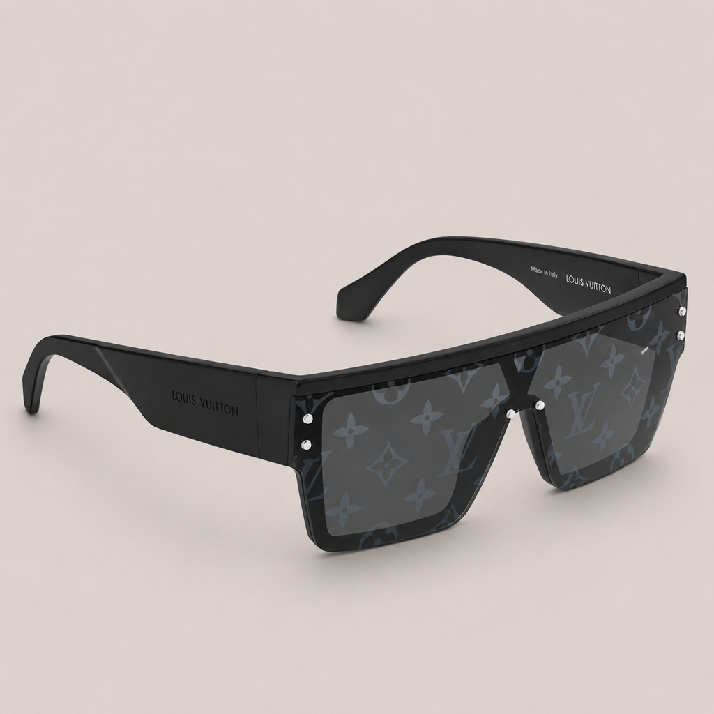 Lunettes de soleil LV Louis Vuitton Cyclone strasses noires