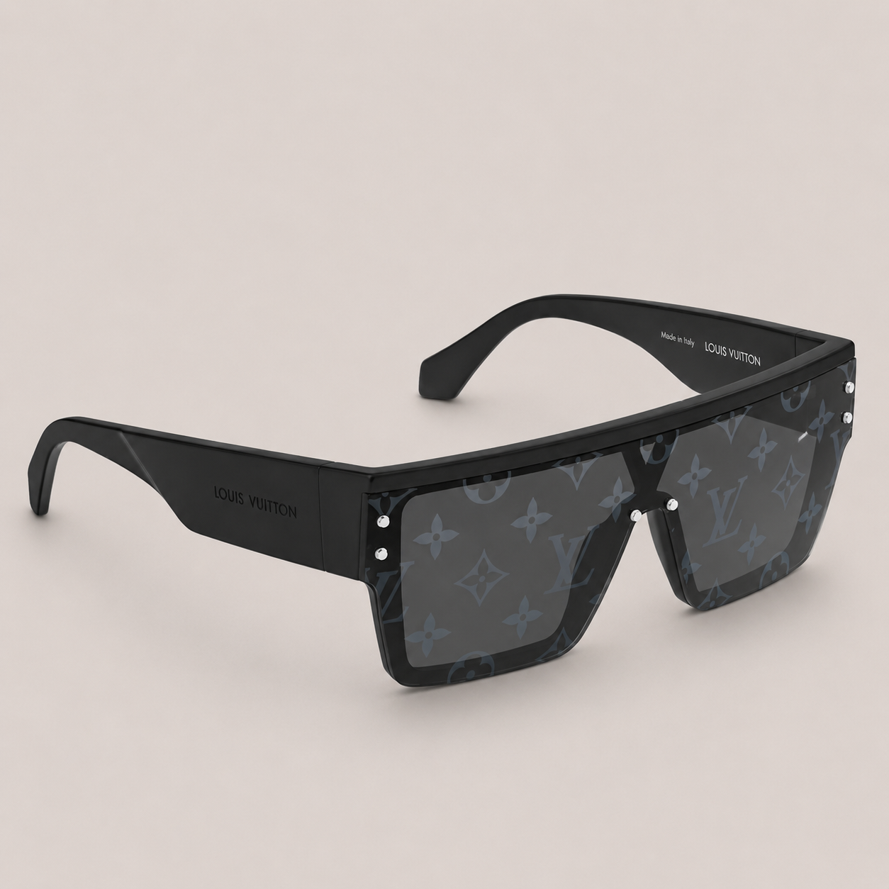 Lunettes de soleil LV Louis Vuitton Cyclone strasses noires