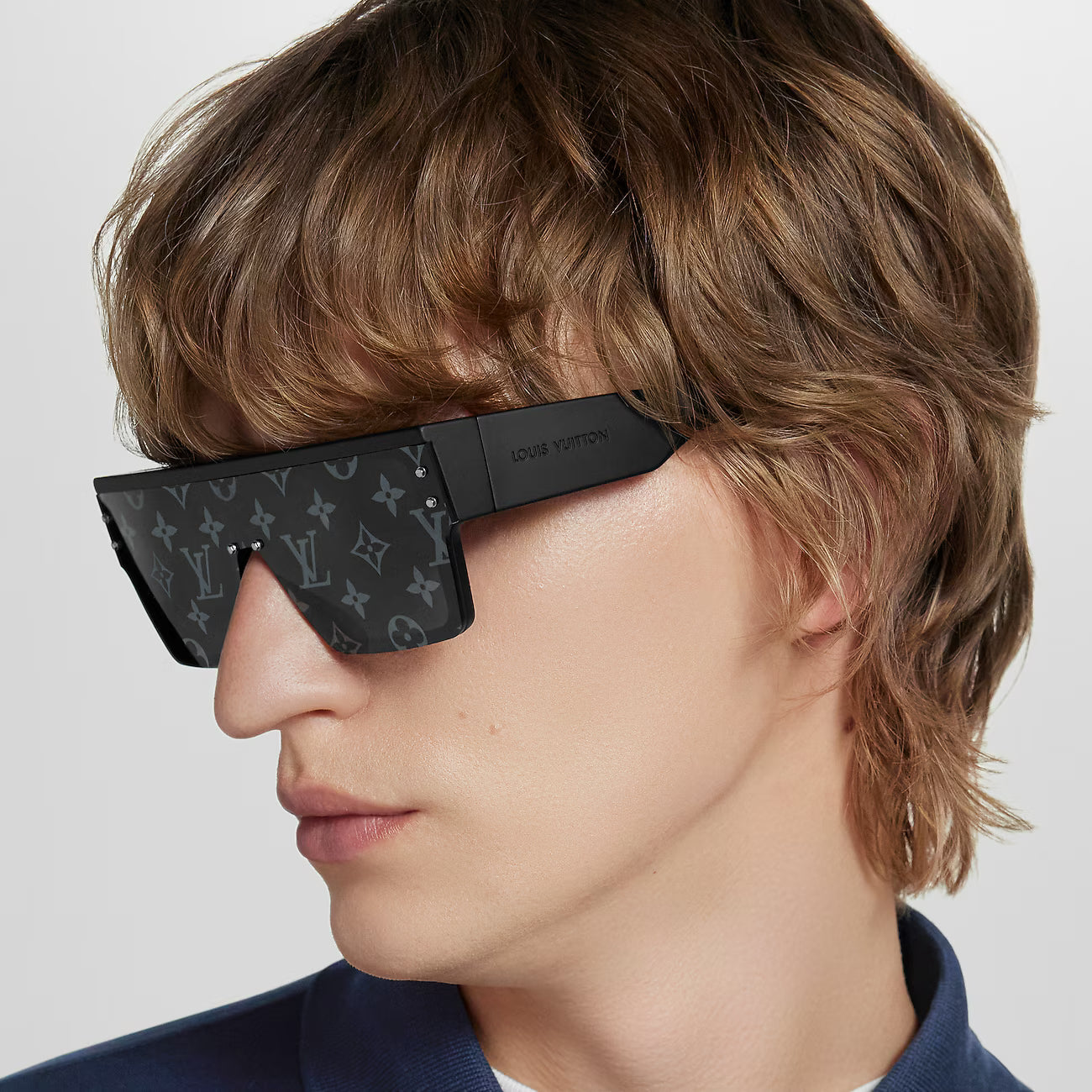 Lunettes de soleil LV Louis Vuitton Cyclone strasses noires
