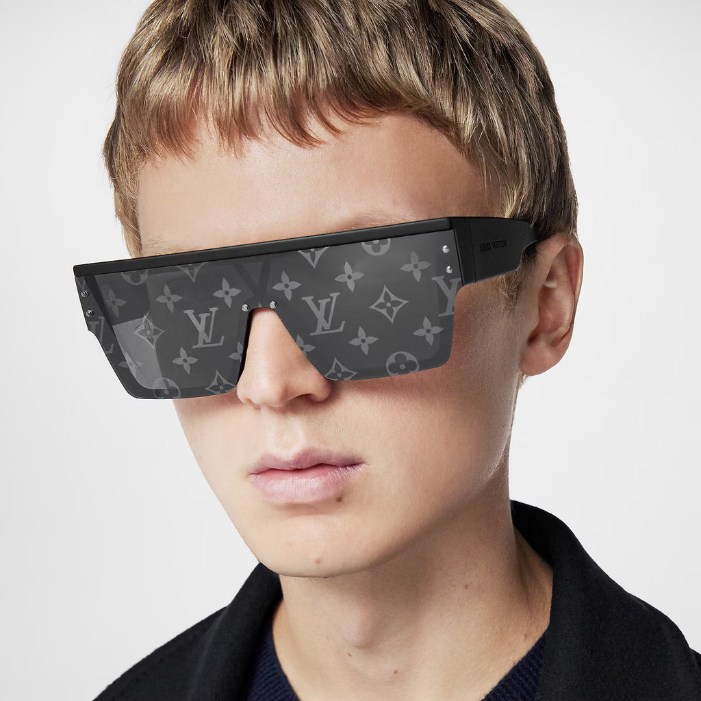Lunettes de soleil LV Louis Vuitton Cyclone strasses noires