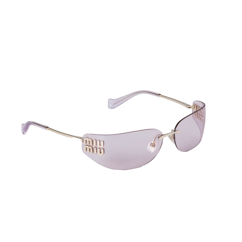 Lunettes de soleil MIU MIU MUZS Or pâle