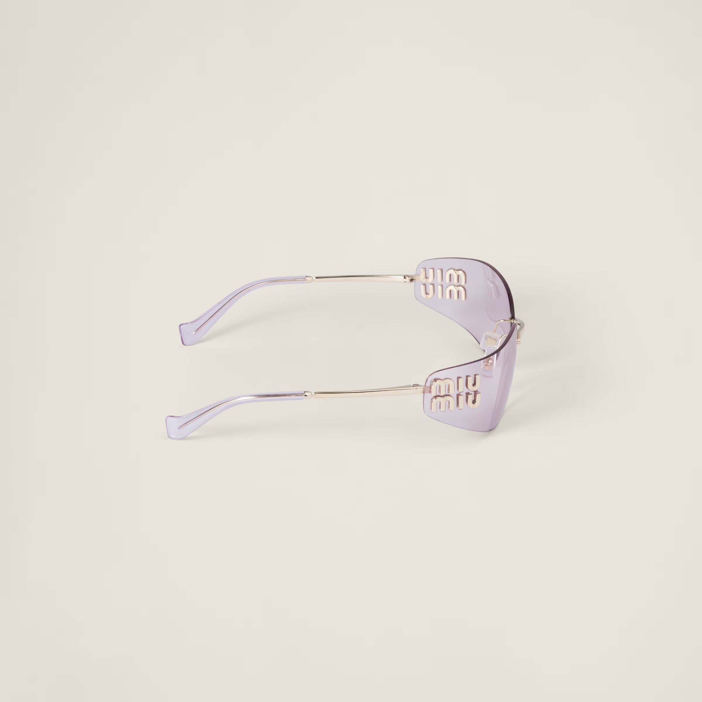 Lunettes de soleil MIU MIU MUZS Or pâle