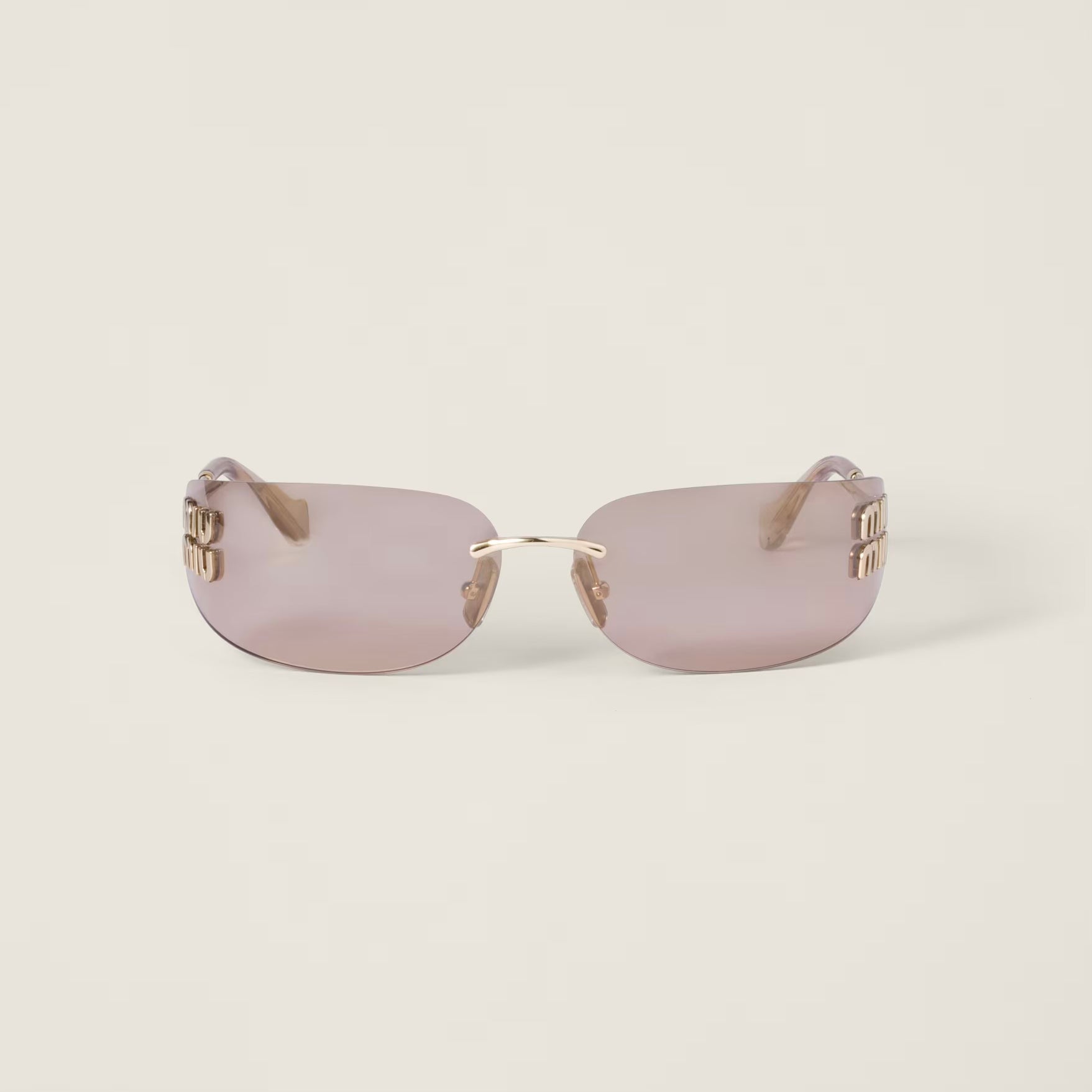Lunettes de soleil MIU MIU MUZS Or