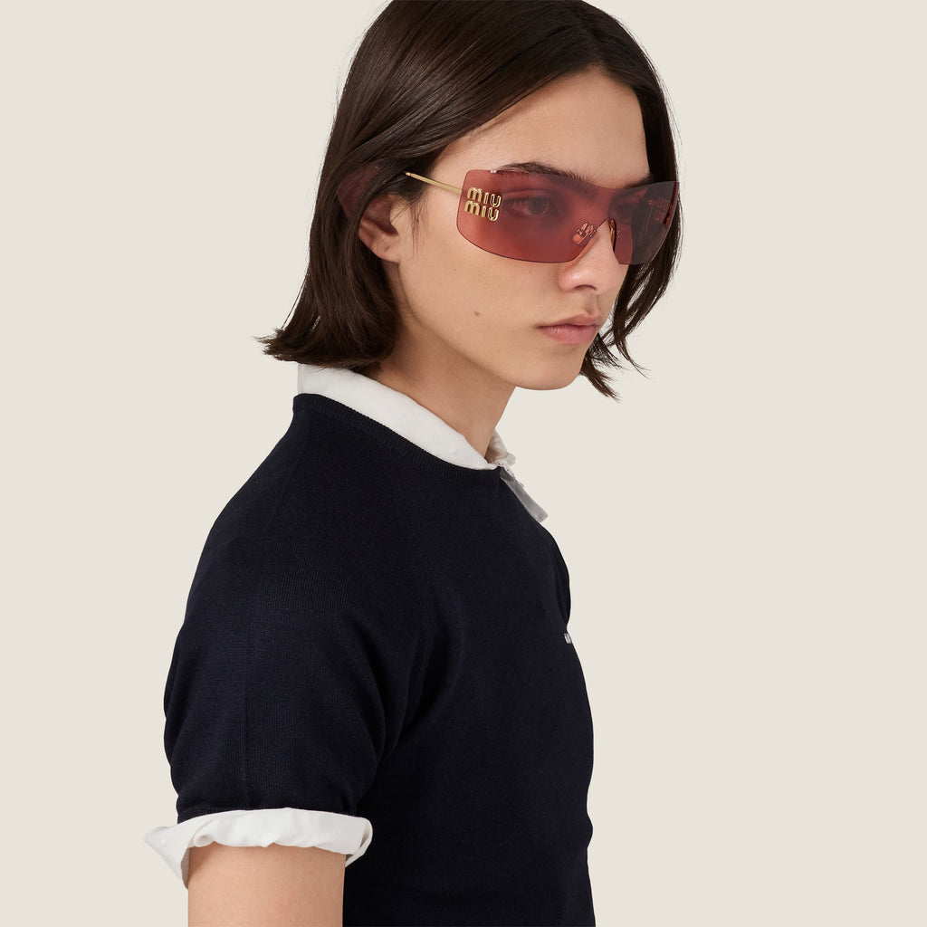 Lunettes de soleil MIU MIU MUZS Doré