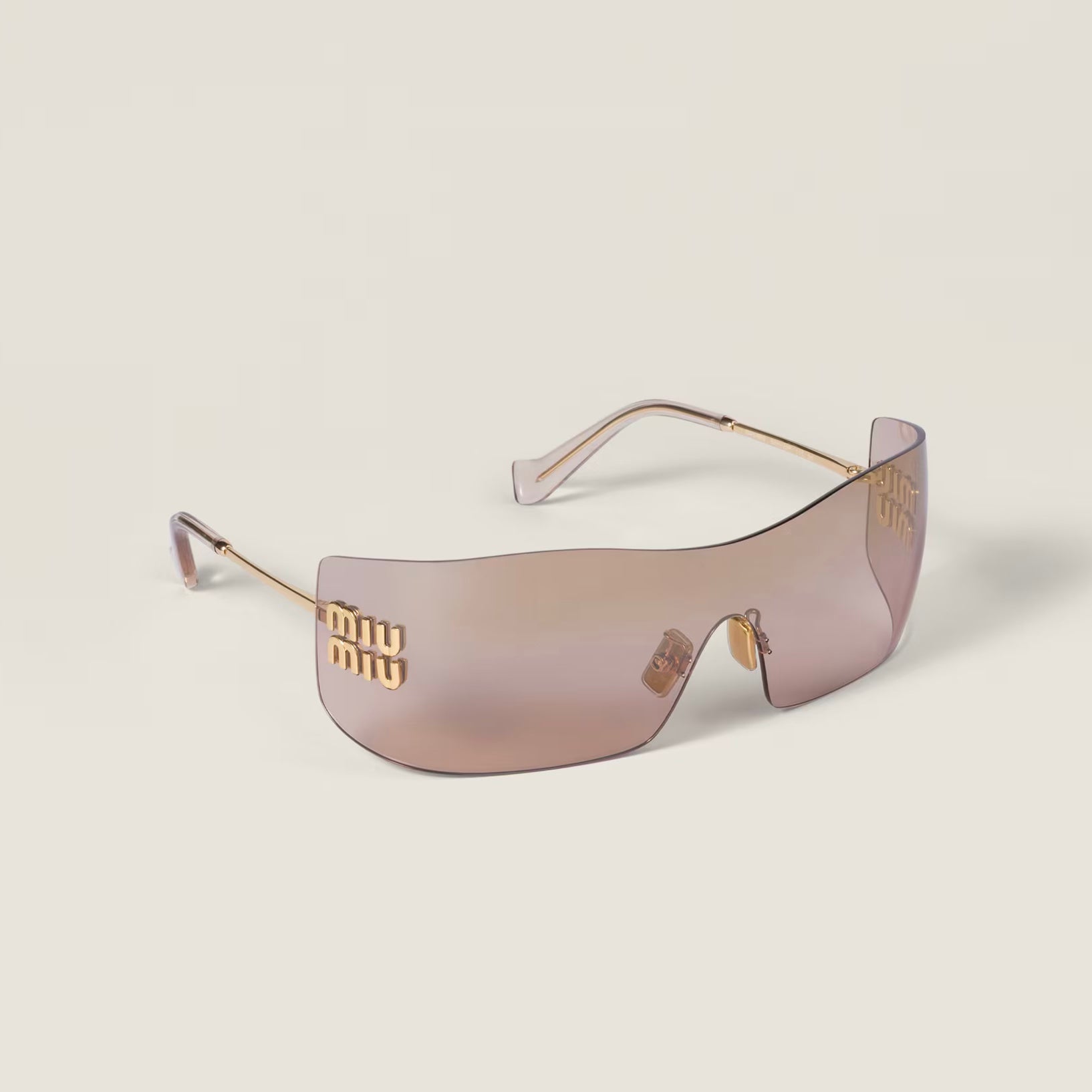 Lunettes de soleil MIU MIU MUZS Doré